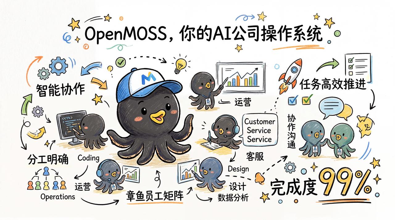 OpenMOSS：基于 OpenClaw 实现 Agent 自组织、自修复、自进化的能力